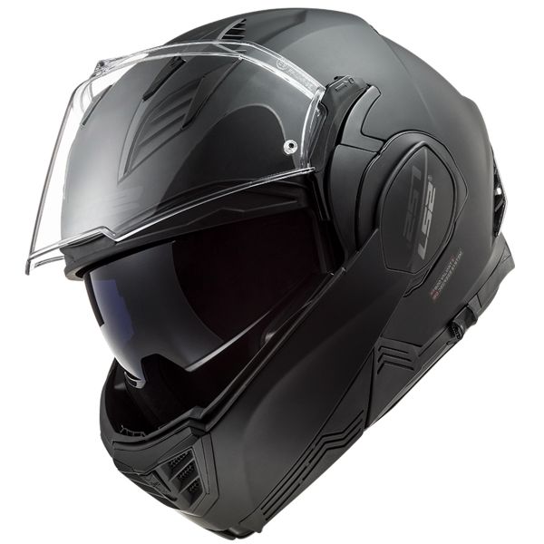 LS2 Valiant II Noir Matt Black FF900 + Kit Bluetooth 5S Solo