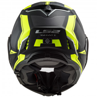 LS2 Valiant II Revo Black H-V Yellow FF900 + Kit Bluetooth SMH5 Solo