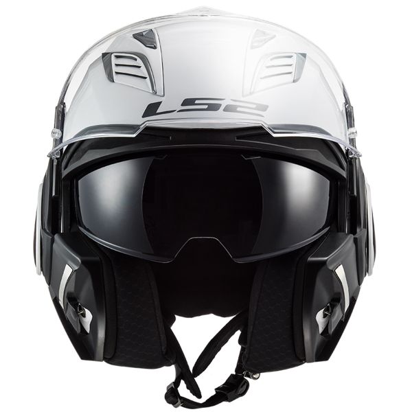 LS2 Valiant II White FF900 + Kit Bluetooth SMH5 Solo