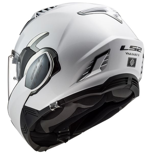 LS2 Valiant II White FF900 + Kit Bluetooth SMH5 Solo