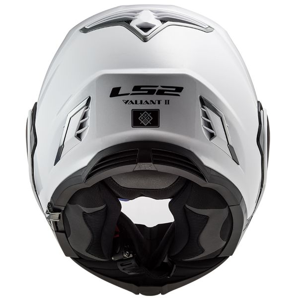 LS2 Valiant II White FF900 + Kit Bluetooth SMH5 Solo