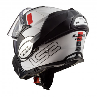 LS2 Valiant Prox White Red FF399 + Linkin Ride Pal III