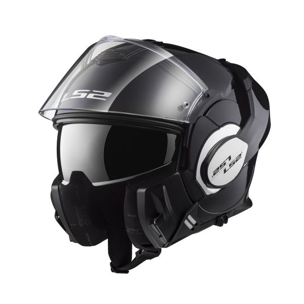 LS2 Valiant Solid Gloss Black FF399