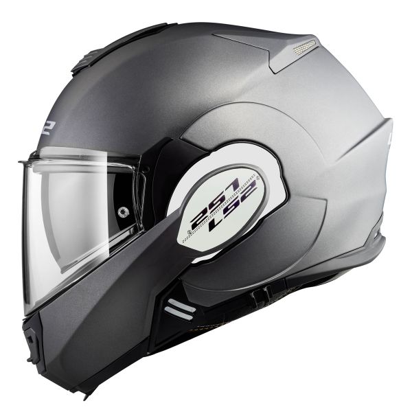 Helmet Ls2 Valiant Solid Matt Titanium Ff399 In Stock Icasquecouk