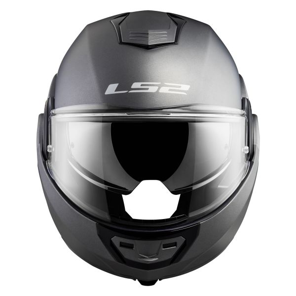 LS2 Valiant Solid Matt Titanium FF399 + Kit Bluetooth SMH5 Solo