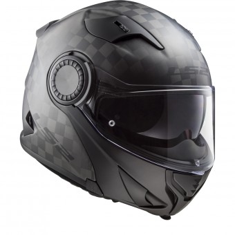 Flip Up LS2 Vortex Solid Matt Carbon FF313