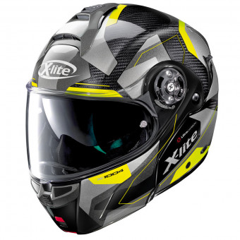 Flip Up X-lite X-1004 Ultra Carbon Dedalon N-Com Yellow 18