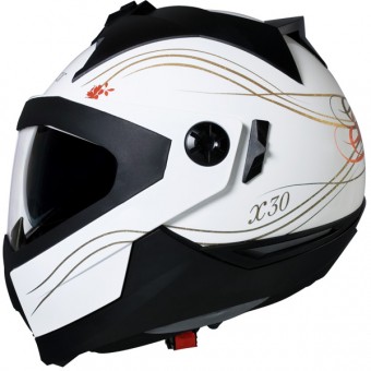 Flip Up Nexx X30 Style White Gold
