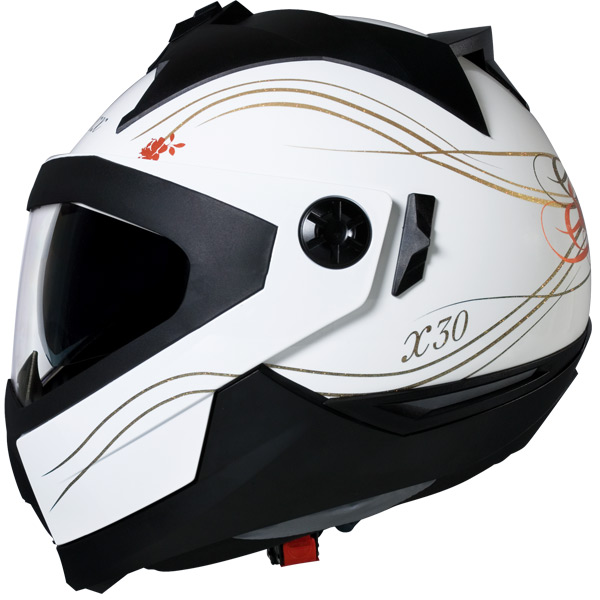 Flip Up Nexx X30 Style White Gold