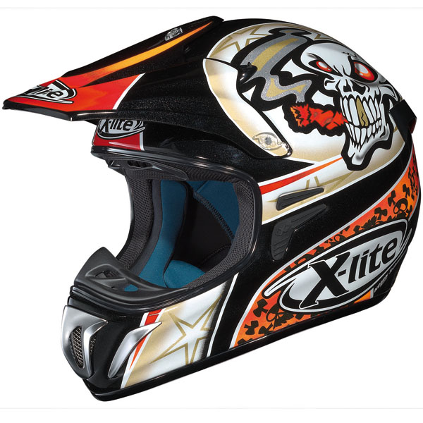 Motorcycle Helmet X-lite X-501 Gambler Black Orange 25