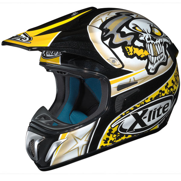 Motorcycle Helmet X-lite X-501 Gambler Black Yellow 27