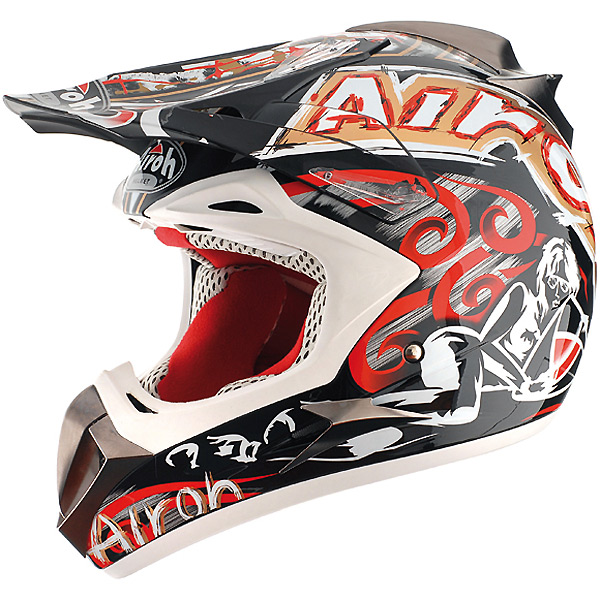 Motorcycle Helmet Airoh Dome Deco Fear DOF