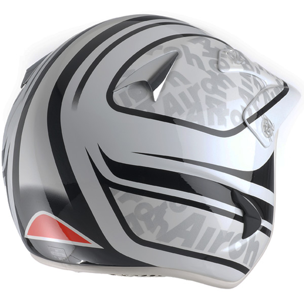 Airoh Rock Carbon Kevlar Words White RKWB