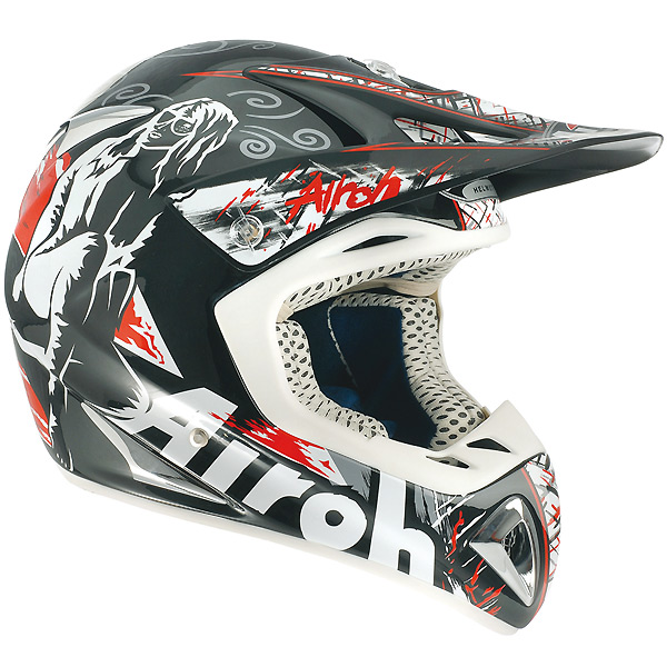Motorcycle Helmet Airoh Stelt Deco View Black SDVN