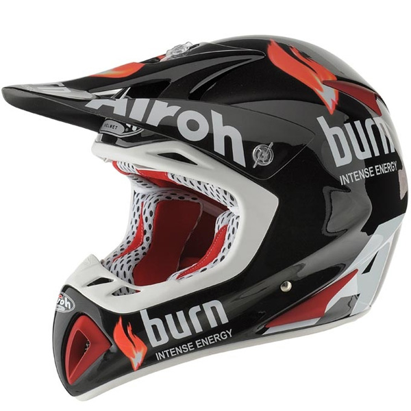 Motorcycle Helmet Airoh Stelt Deco Burn SDBU