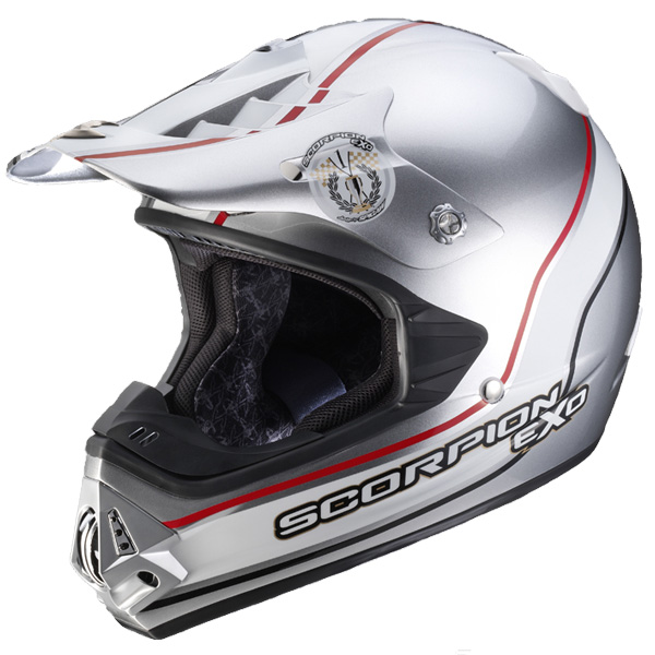 Motorcycle Helmet Scorpion VX-17 Air Trophy Silver