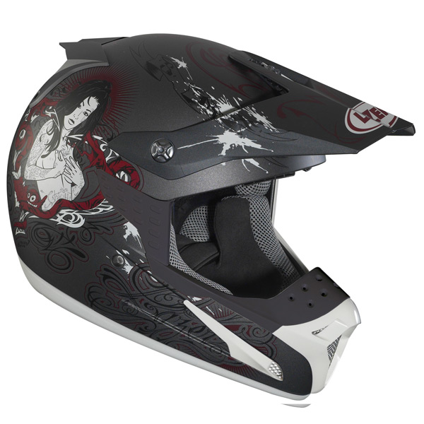 Motorcycle Helmet Lazer SMX Lola Grey