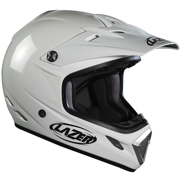 Motorcycle Helmet Lazer MX7 Evo Solid White