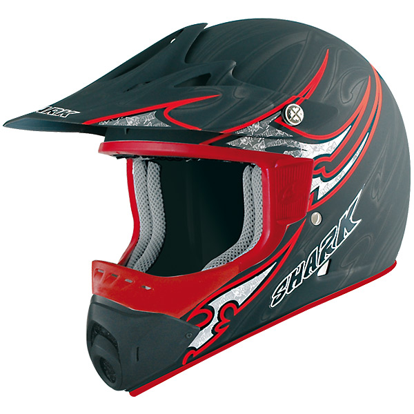 Motorcycle Helmet Shark SX 1 Black One KRA