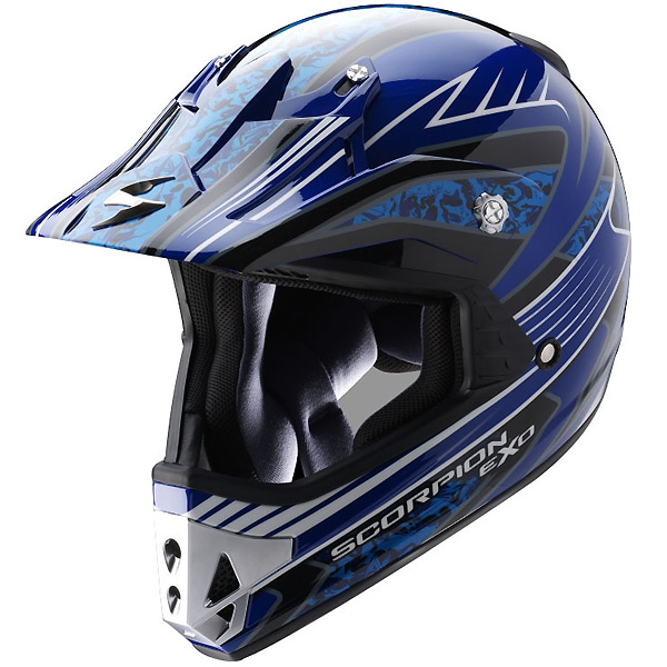 Motorcycle Helmet Scorpion VX-14 Stalker Blue