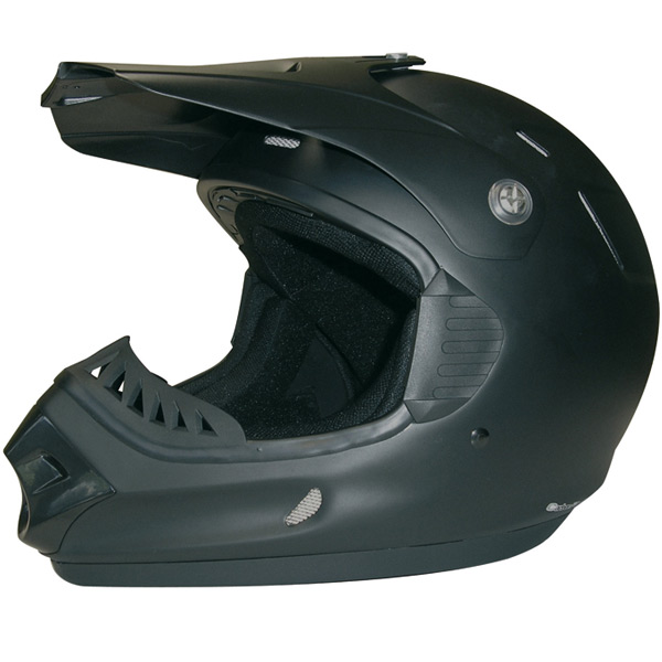 Motorcycle Helmet Torx Jeremy Uni Black Mat