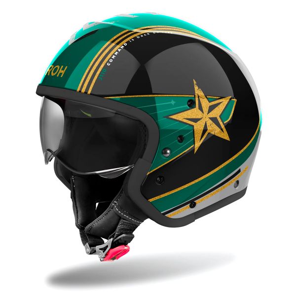 Convertible Airoh J 110 Command Mint Green Convertible Airoh J 110 Command Mint Green