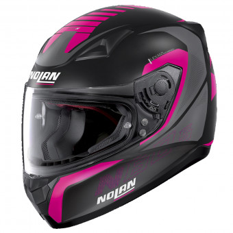 Full Face Nolan N60 5 Adept Flat Black Fushia 83