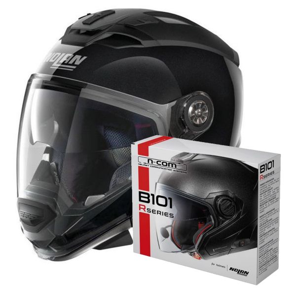 Convertible Nolan N70 2 GT Special N-Com Metal Black 12 + Kit Bluetooth B101R