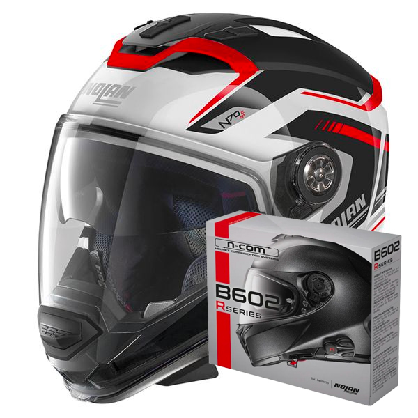 Convertible Nolan N70 2 GT Switchback N-Com 60 + Kit Bluetooth B602R