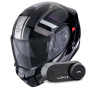 Casque Convertible Scorpion Exo 930 Evo Ardens Black Chameleon + Kit Bluetooth Lokui K30