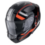 Casque Convertible Scorpion Exo 930 Evo Ardens Metal Black Red