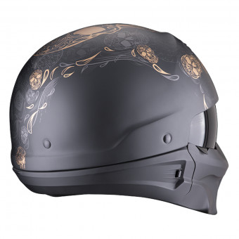 Scorpion Exo Combat Evo Kalavera Black Matt Gold