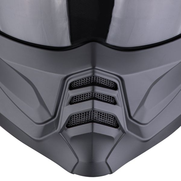 Scorpion Exo Combat II Genesis Matt Black White Gold