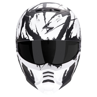 Scorpion Exo Combat II Marauder Matt Black White