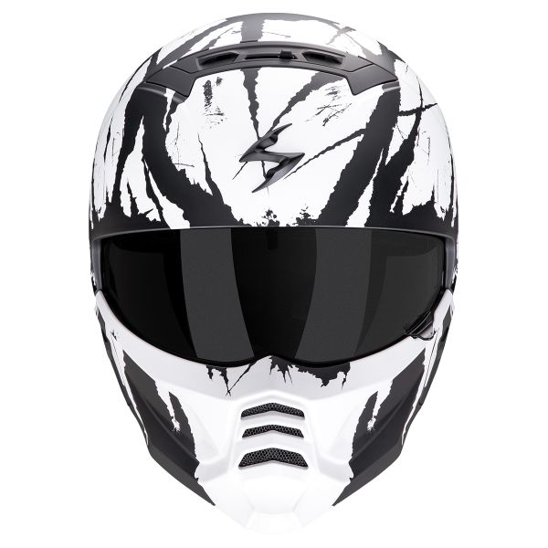 Scorpion Exo Combat II Marauder Matt Black White