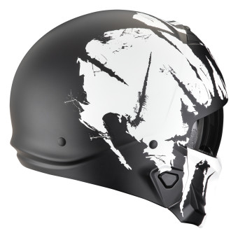 Scorpion Exo Combat II Marauder Matt Black White