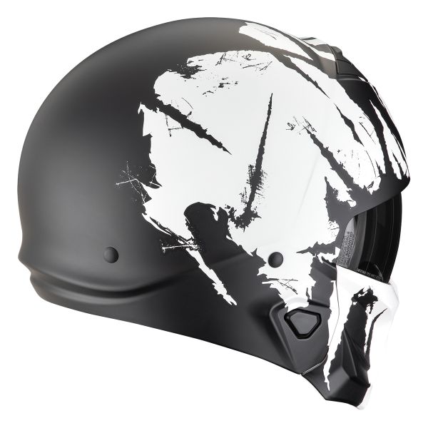Scorpion Exo Combat II Marauder Matt Black White