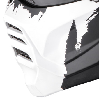 Scorpion Exo Combat II Marauder Matt Black White