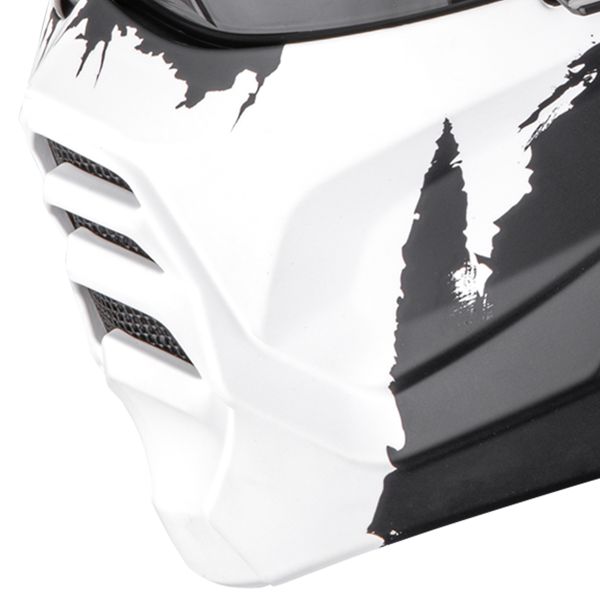 Scorpion Exo Combat II Marauder Matt Black White
