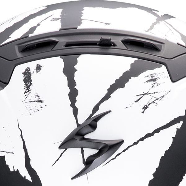 Scorpion Exo Combat II Marauder Matt Black White