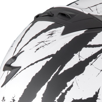 Scorpion Exo Combat II Marauder Matt Black White