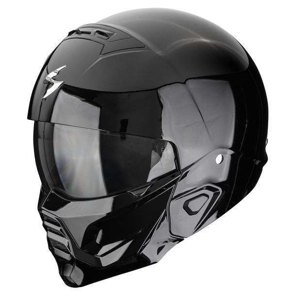 Convertible Scorpion Exo Combat II Solid Black Convertible Scorpion Exo Combat II Solid Black