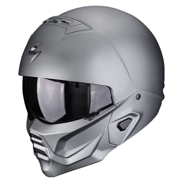 Convertible Scorpion Exo Combat II Solid Matt Titan Grey