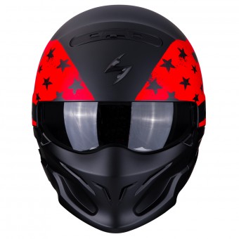 Scorpion Exo Combat Rookie Matt Black Red
