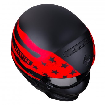 Scorpion Exo Combat Rookie Matt Black Red