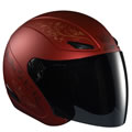 Open Face Lazer Tempo Arabesque Red