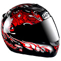 Full Face Lazer Dayton Pik Ace Black Red White