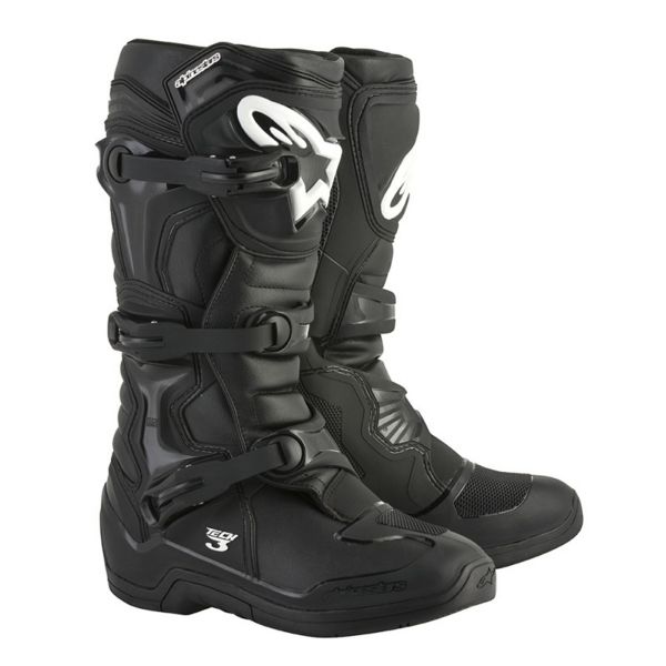 Motocross Boots Alpinestars Tech 3 Black Motocross Boots Alpinestars Tech 3 Black