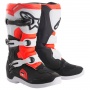 Motocross Boots Alpinestars Tech 3S Youth Black White Red Fluo