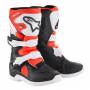 Motocross Boots Alpinestars Tech 3S Kids Black White Red Fluo